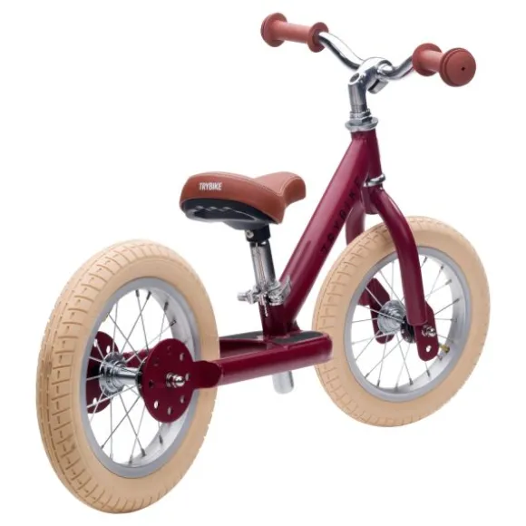 Trybike Steel Vintage Loopfiets - Red Matt