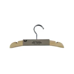 TWF Kledinghanger - 3 Stuks - Hout Clay
