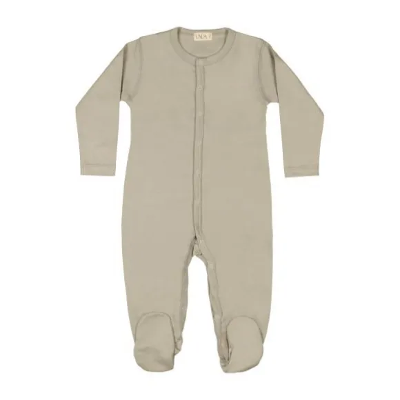 UAUA Basic Boxpakje Met Voetjes Crema 1-3 Mnd