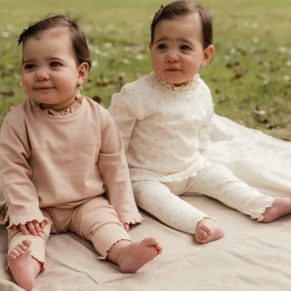 UAUA Ruffled T-Shirt Lange Mouwen - 3-6 Mnd - Florenza