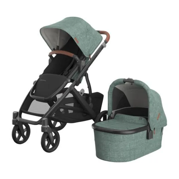 UPPAbaby VISTA V3 Kinderwagen 4-in-1 - Liam | Cybex Cloud T Plus Autostoeltje | Cybex Base T