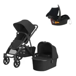UPPAbaby VISTA V3 Kinderwagen 3-in-1 - Liam | Kidsriver Autostoel - Curve - Black