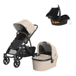 UPPAbaby VISTA V3 Kinderwagen 3-in-1 - Liam | Kidsriver Autostoel - Curve - Black