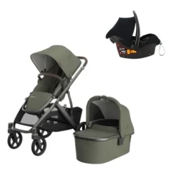 UPPAbaby VISTA V3 Kinderwagen 3-in-1 - Liam | Kidsriver Autostoel - Curve - Black