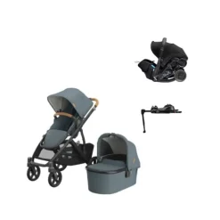 UPPAbaby VISTA V3 Kinderwagen 4-in-1 - Theo | Doona X Autostoeltje | Doona X Isofix Base