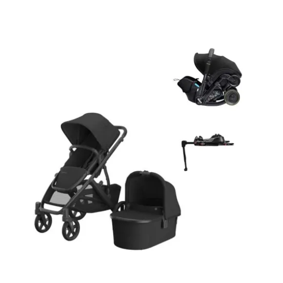 UPPAbaby VISTA V3 Kinderwagen 4-in-1 - Theo | Doona X Autostoeltje | Doona X Isofix Base