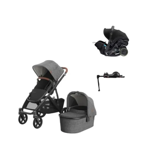 UPPAbaby VISTA V3 Kinderwagen 4-in-1 - Theo | Doona X Autostoeltje | Doona X Isofix Base