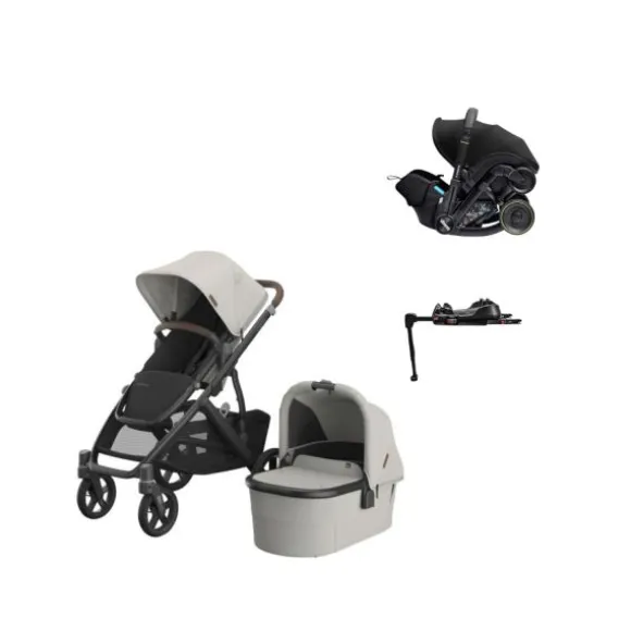 UPPAbaby VISTA V3 Kinderwagen 4-in-1 - Theo | Doona X Autostoeltje | Doona X Isofix Base