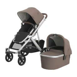 UPPAbaby VISTA V3 Kinderwagen 4-in-1 - Theo | Joolz X Maxi-Cosi Pebble 360 Pro 2 Autostoeltje | Maxi-Cosi FamilyFix 360 Pro