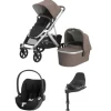 UPPAbaby VISTA V3 Kinderwagen 4-in-1 - Theo | Cybex Cloud T Plus Autostoeltje | Cybex Base T