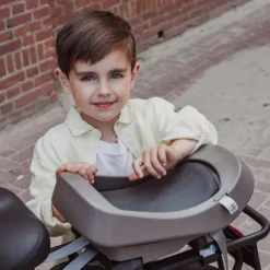 Urban Iki Junior Fietsstoeltje MIK HD - Bincho Black/Inaho Beige