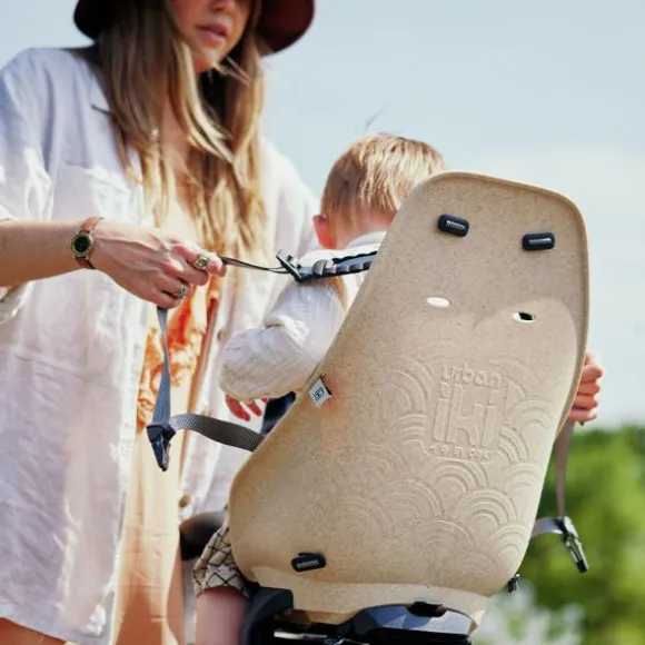 Urban Iki Ta-ke Bio Achterzitje - Framemontage - Haniwa Brown / Bincho Black