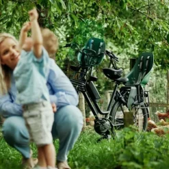 Urban Iki Ta-ke Bio Achterzitje - Framemontage - Haniwa Brown / Bincho Black