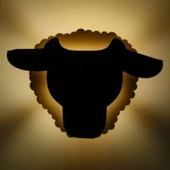 Van Tjalle en Jasper Schaap Muurlamp - Naturel / Black