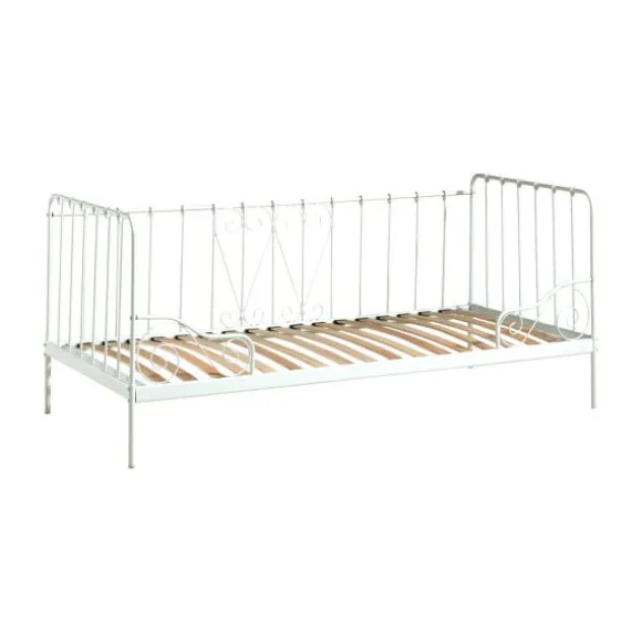 Vipack Alice Metal Bedbank Wit 90 x 200 cm