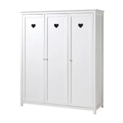 Vipack Amori Kledingkast Wit 3-Deurs