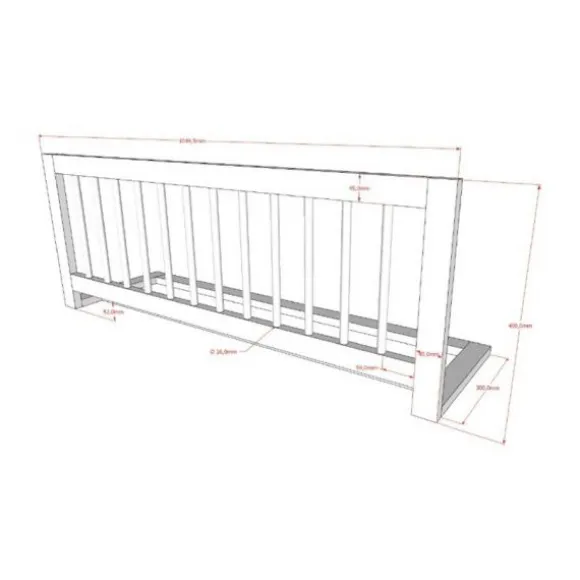 Vipack Bedbeveiliging - Jaxx Forrest - Wit