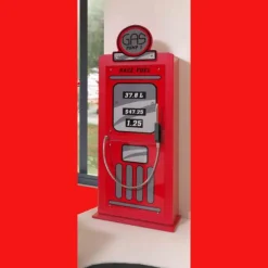 Vipack Benzinepomp Kast Rood