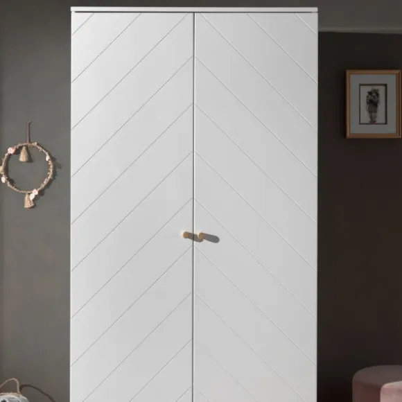 Vipack Billy Kledingkast 2-Deurs Wit