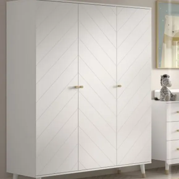 Vipack Billy Kledingkast 3 Deurs - Wit