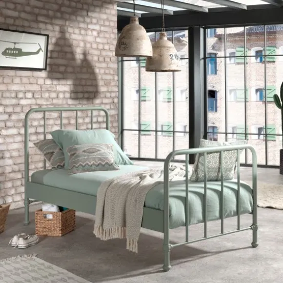 Vipack Bronxx Bed Metaal Denim 90 x 200 cm