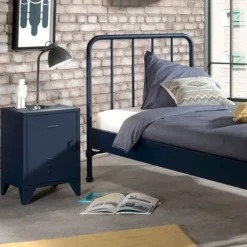 Vipack Bronxx Nachtkastje Blue Denim