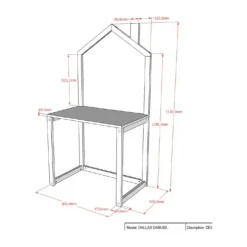 Vipack Dallas Bureau - Antraciet