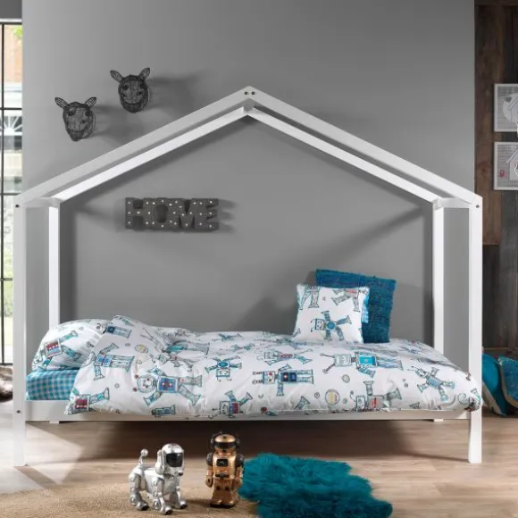 Vipack Dallas Huisbed Zonder Hekje Wit 90 x 200 cm
