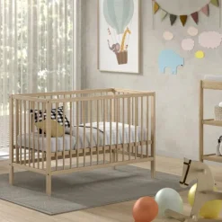 Vipack Dino Babybed - 60 x 120 cm - Natuur