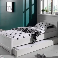 Vipack Erik Bedlade Wit 90 x 200 cm