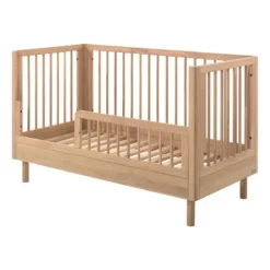Vipack Forrest Babybed Met Ombouw - 70 x 140 cm - Beuk Wit