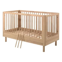 Vipack Forrest Babybed Met Ombouw - 70 x 140 cm - Beuk Wit