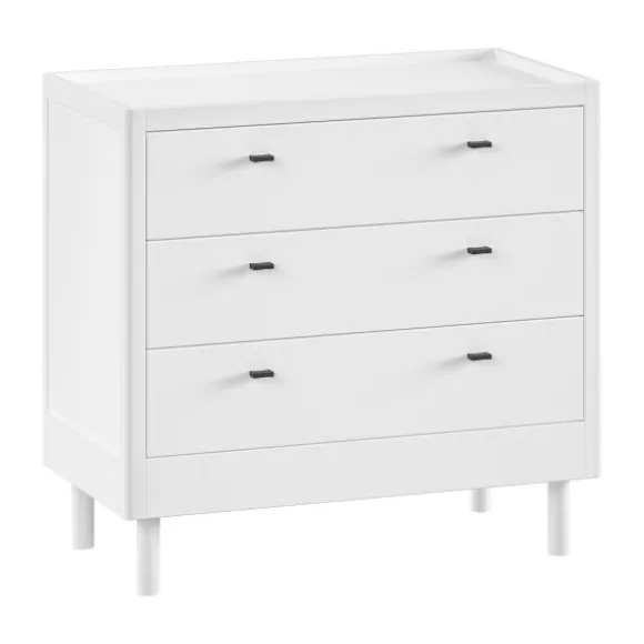 Vipack Forrest Commode 3 Laden - Beuk Wit