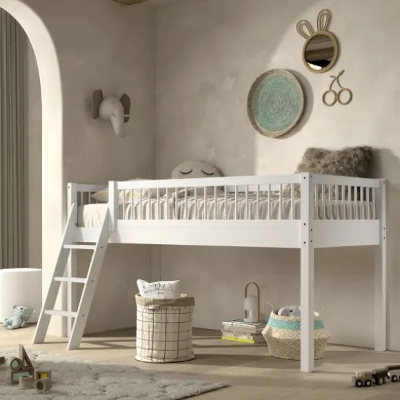 Vipack Forrest Halfhoogslaper - 90 x 200 cm - Beuk Wit