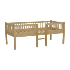 Vipack Forrest Semi - Halfhoogslaper Met Ladder 90x200 cm – Beuk Wit