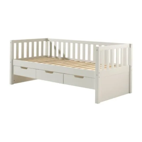 Vipack Fritz Kajuitbed Met Laden Milky Pine 90 x 200 cm