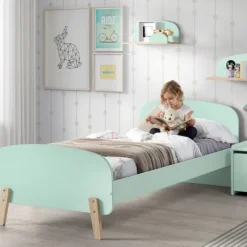 Vipack Kiddy Bed Mint Groen 90 x 200 cm