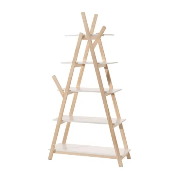 Vipack Kiddy Boekenkast Wit / Naturel