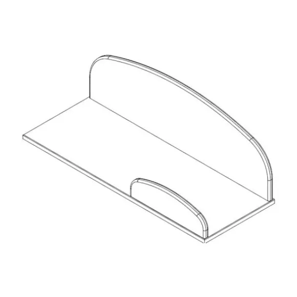 Vipack Kiddy Hangplank Wit 65 cm