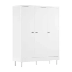 Vipack Kleerkast 3-Deurs - Forrest Beuk - Wit