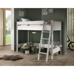 Vipack London Hoogslaper Wit 90 x 200 cm