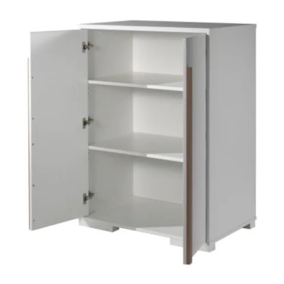 Vipack London Opbergkast Antraciet 2-Deurs