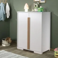 Vipack London Opbergkast Antraciet 2-Deurs