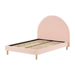 Vipack Moon Bed - 140 x 200 cm - Boucle Roze
