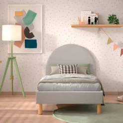 Vipack Moon Bed - 90 x 200 cm - Boucle Groen