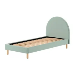 Vipack Moon Bed - 90 x 200 cm - Boucle Groen