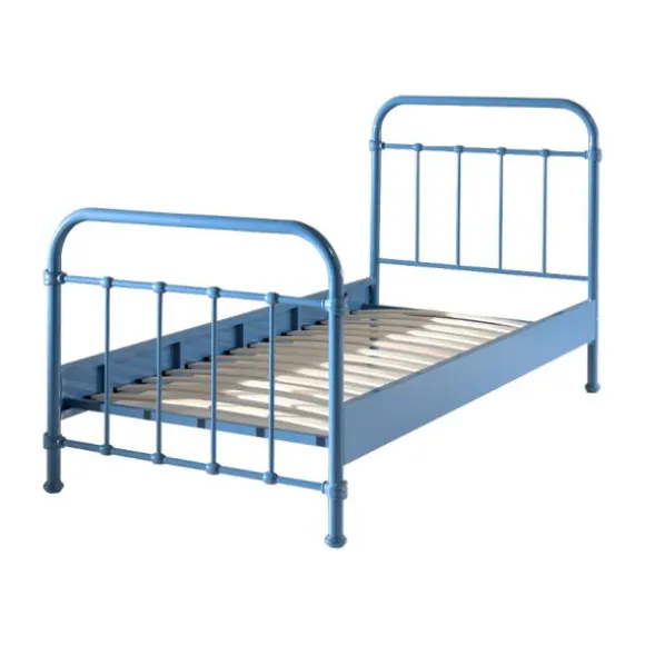 Vipack New York Bed Metaal Geel 90 x 200 cm