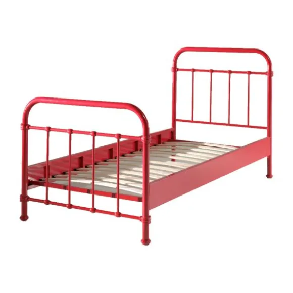 Vipack New York Bed Metaal Geel 90 x 200 cm