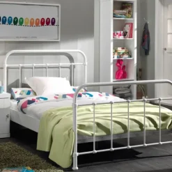 Vipack New York Bed Metaal Zwart 120 x 200 cm