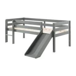 Vipack Pino Halfhoogslaper Met Glijbaan Grijs